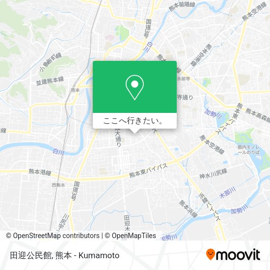 田迎公民館地図