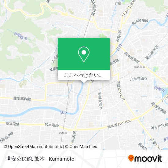 世安公民館地図
