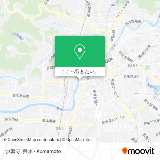 無漏寺地図