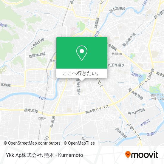 Ykk Ap株式会社地図