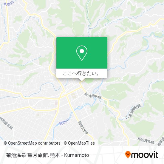 菊池温泉 望月旅館地図