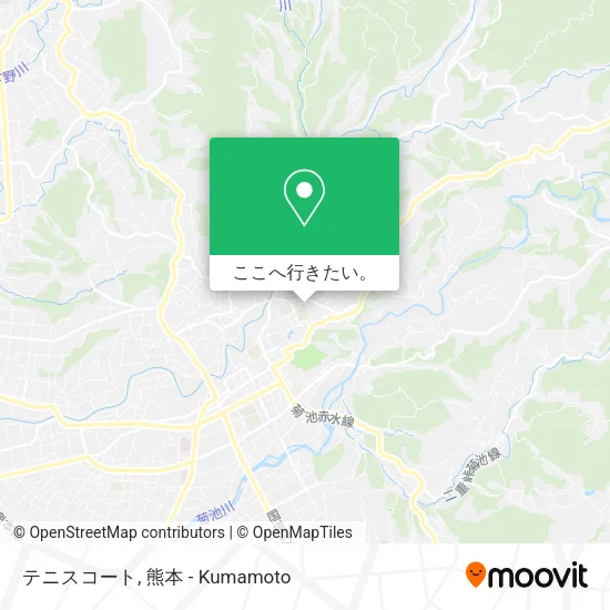 テニスコート地図