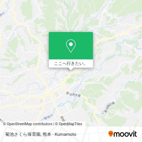 菊池さくら保育園地図