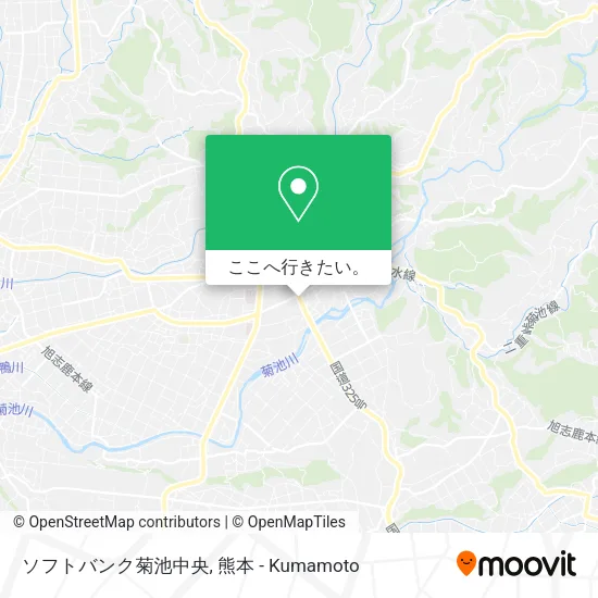ソフトバンク菊池中央地図