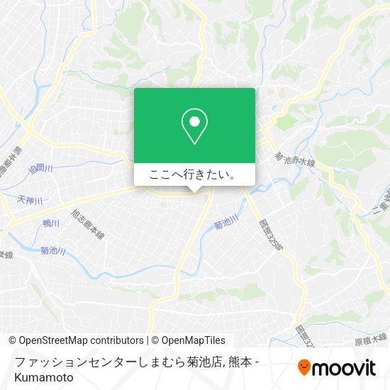 ファッションセンターしまむら菊池店地図