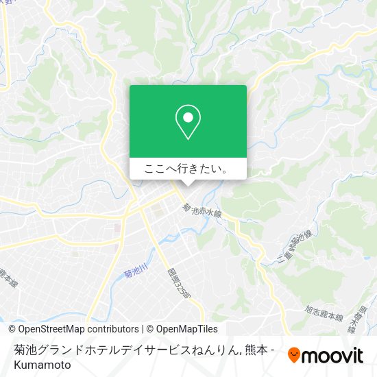 菊池グランドホテルデイサービスねんりん地図