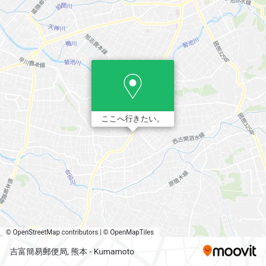 吉富簡易郵便局地図