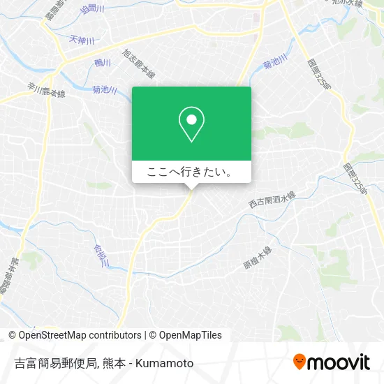 吉富簡易郵便局地図