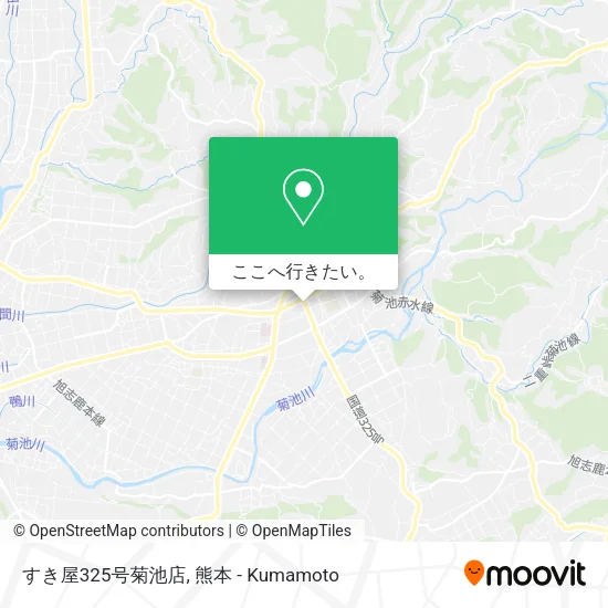 すき屋325号菊池店地図