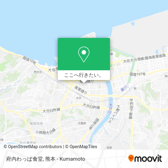 府内わっぱ食堂地図