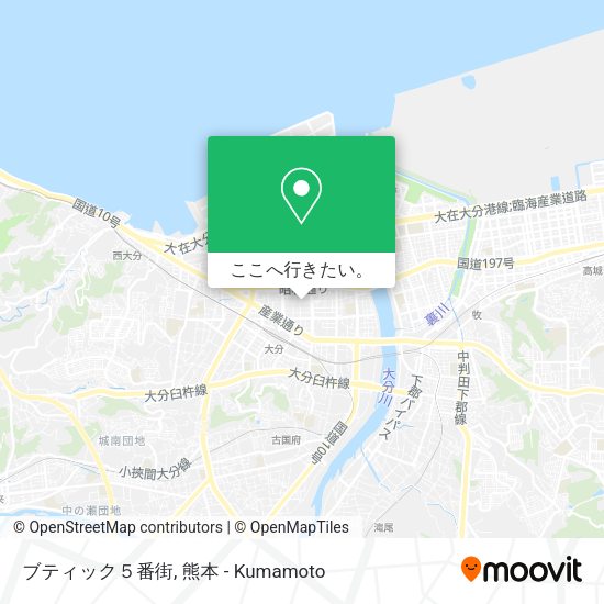ブティック５番街地図