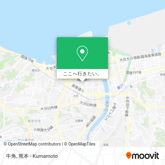 牛角地図