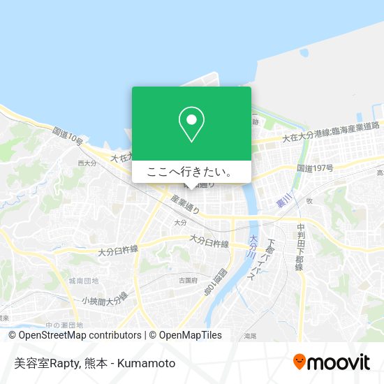美容室Rapty地図