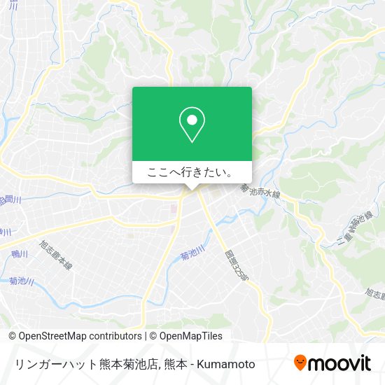 リンガーハット熊本菊池店地図