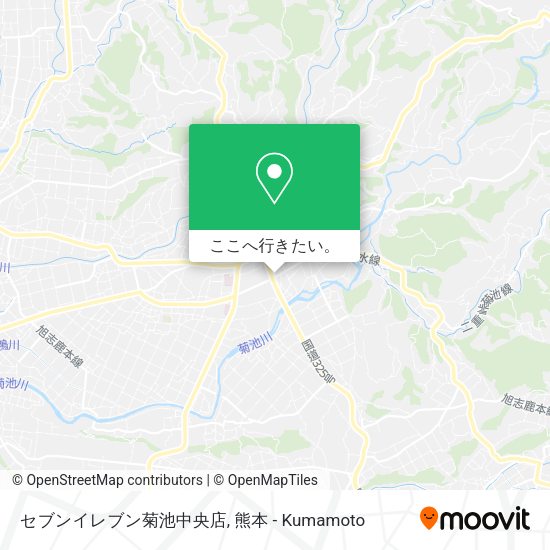 セブンイレブン菊池中央店地図
