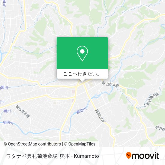 ワタナベ典礼菊池斎場地図