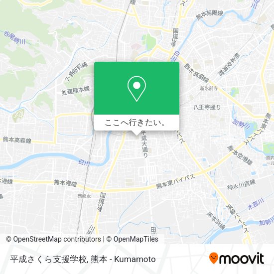 平成さくら支援学校地図