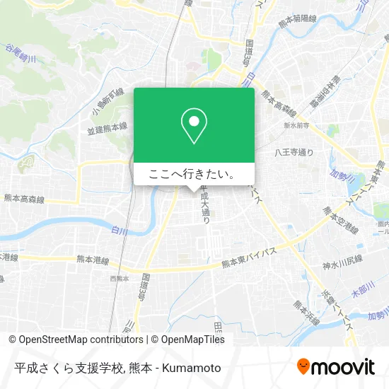 平成さくら支援学校地図