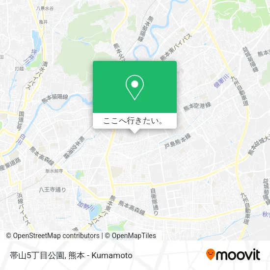 帯山5丁目公園地図