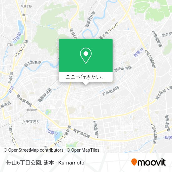 帯山6丁目公園地図