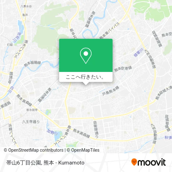 帯山6丁目公園地図