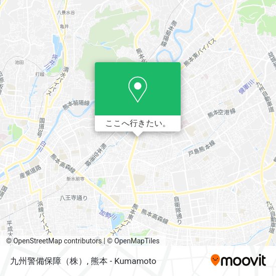 九州警備保障（株）地図
