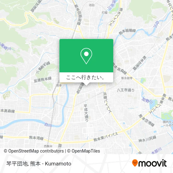 琴平団地地図