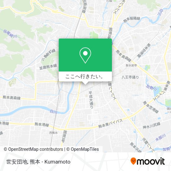 世安団地地図