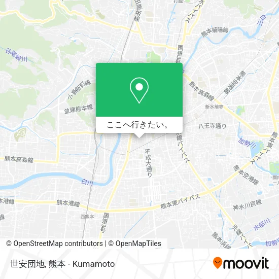 世安団地地図