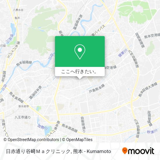 日赤通り谷﨑Ｍａクリニック地図