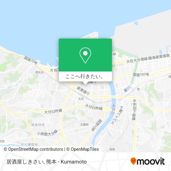 居酒屋しきさい地図