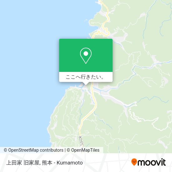 上田家 旧家屋地図