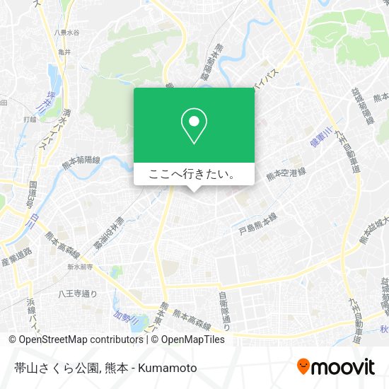 帯山さくら公園地図
