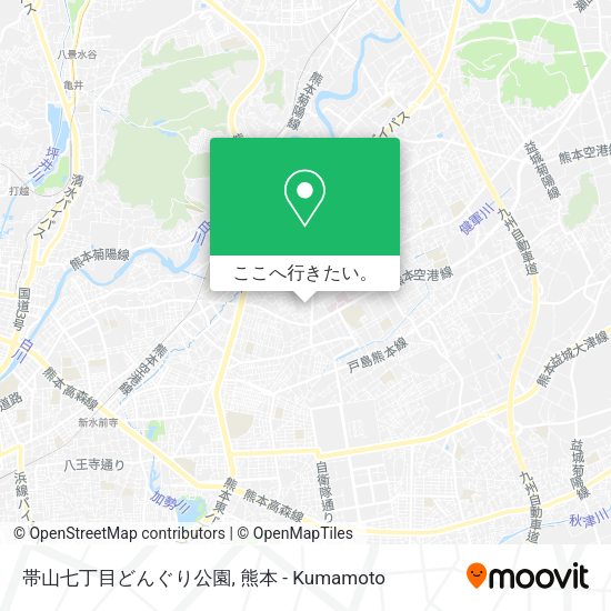 帯山七丁目どんぐり公園地図