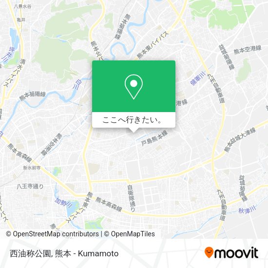 西油称公園地図