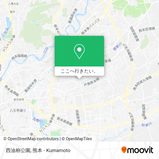 西油称公園地図