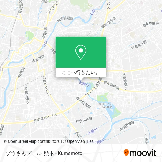ゾウさんプール地図