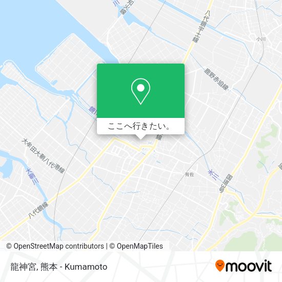 龍神宮地図