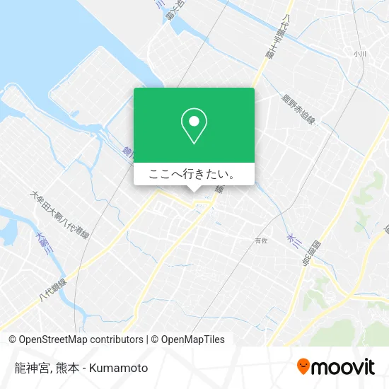 龍神宮地図
