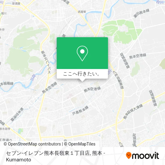セブン-イレブン熊本長嶺東１丁目店地図