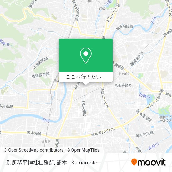 別所琴平神社社務所地図