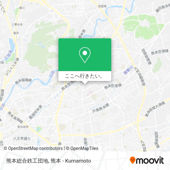 熊本総合鉄工団地地図