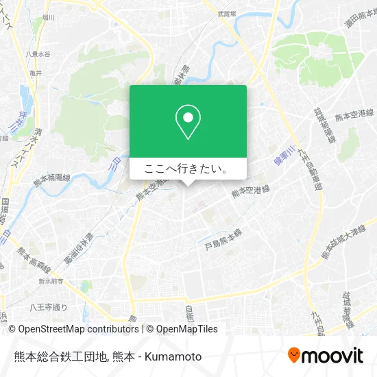 熊本総合鉄工団地地図