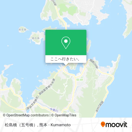 松島橋（五号橋）地図