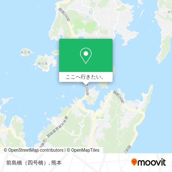 前島橋（四号橋）地図