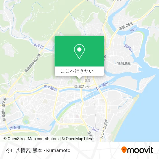 今山八幡宮地図