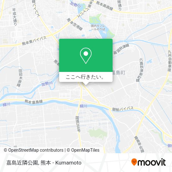 嘉島近隣公園地図