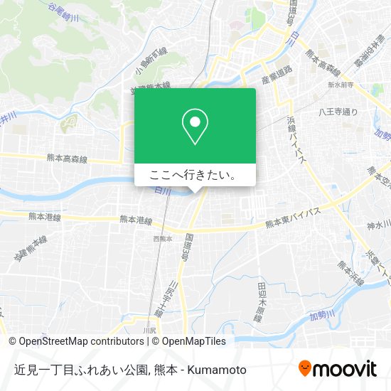 近見一丁目ふれあい公園地図