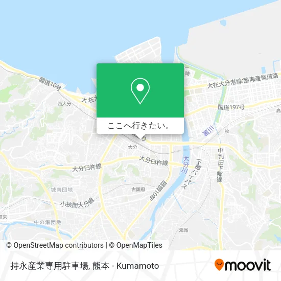 持永産業専用駐車場地図