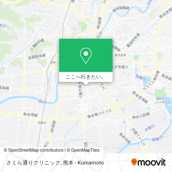さくら通りクリニック地図